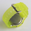 wholesale digital watch made in China stainless steel back watch plastic strap